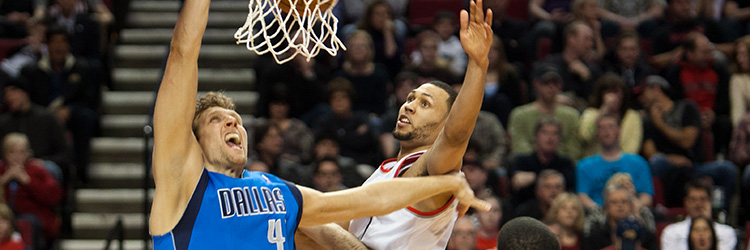 Photos from an NBA game in Portland